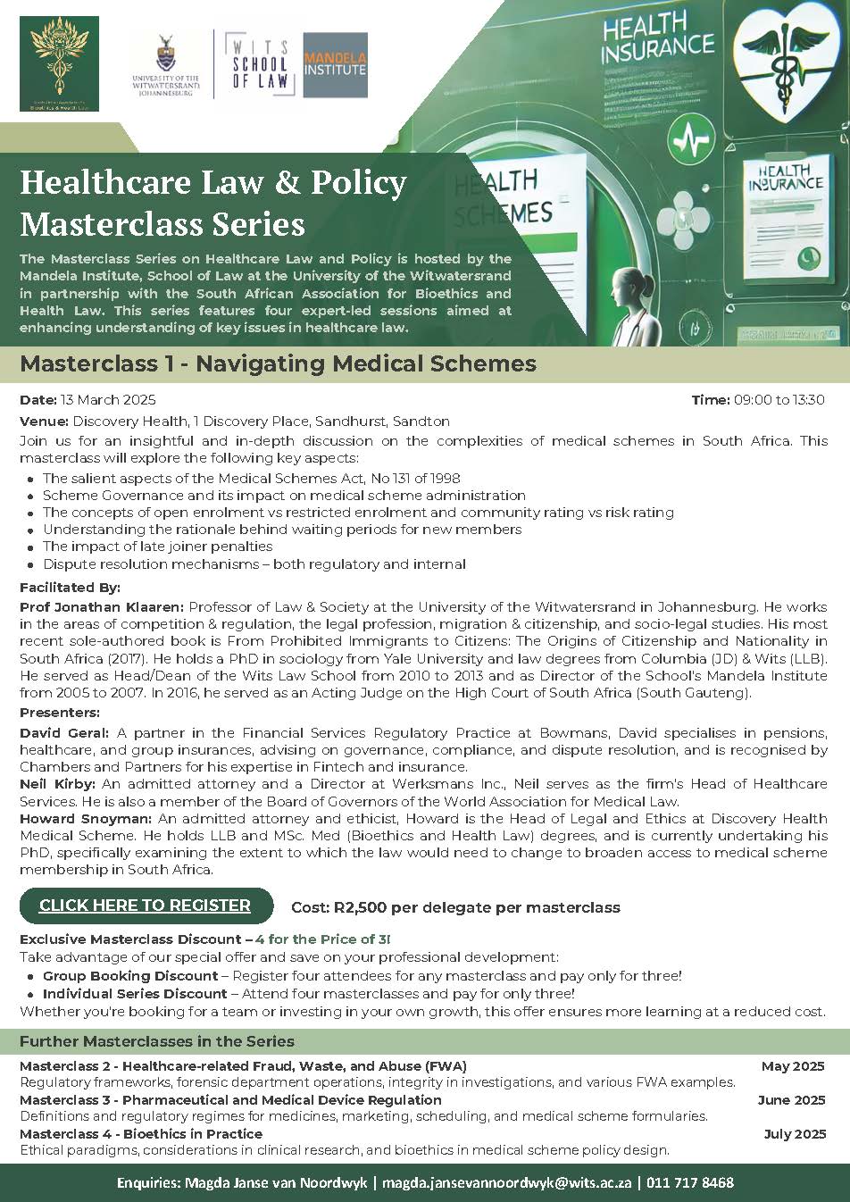 Masterclass1+Navigating+Medical+Schemes Masterclass1+Navigating+Medical+Schemes